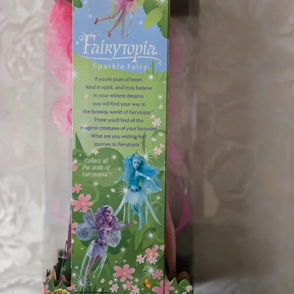 2003 BARBIE DOLL FAIRYTOPIA PINK SPARKLE FAIRY. - Picture 3 of 4